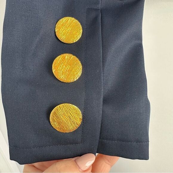 Vintage Givenchy Cropped Open Front Blazer - Picture 8 of 13